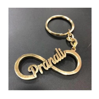 Personalized Infinity Name Keychain