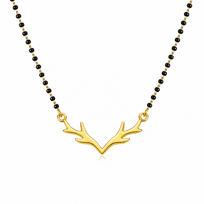 Elegant Antler Design Mangalsutra Necklace for Women
