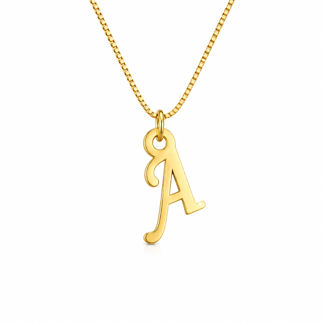 personalize custome latter pendant necklace