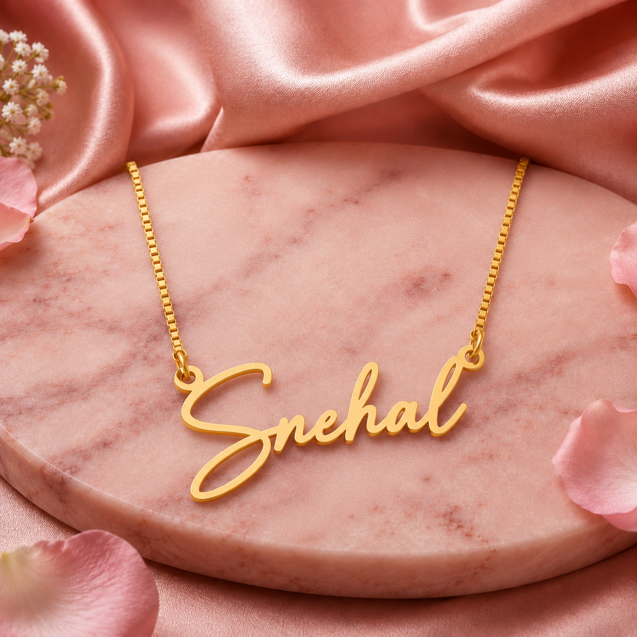 Personalized Classic Cursive signature Necklace