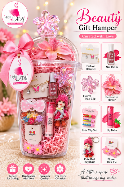 High Lady Cup Gift Hamper | Trendy Beauty & Accessories Shake Cup for Girls