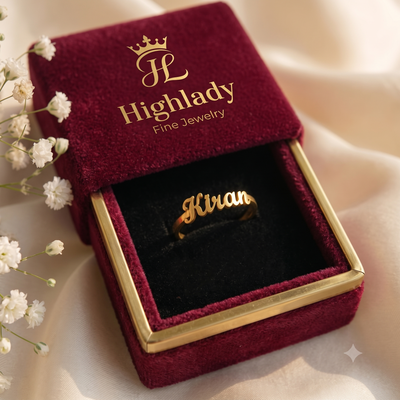 personalized name ring