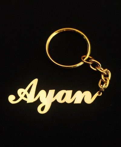 Personalized Cursive Name Keychain