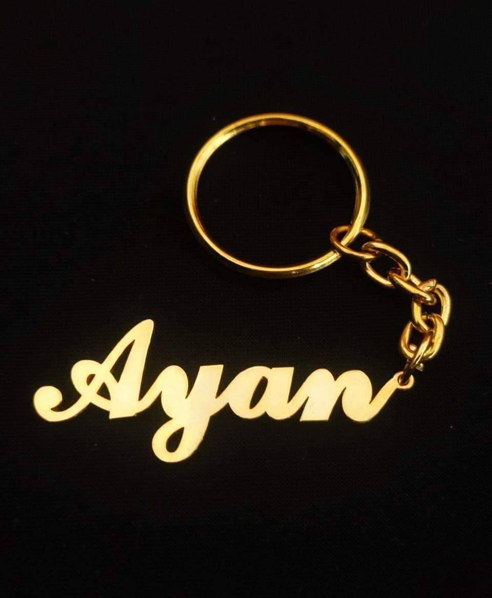 Personalized Cursive Name Keychain